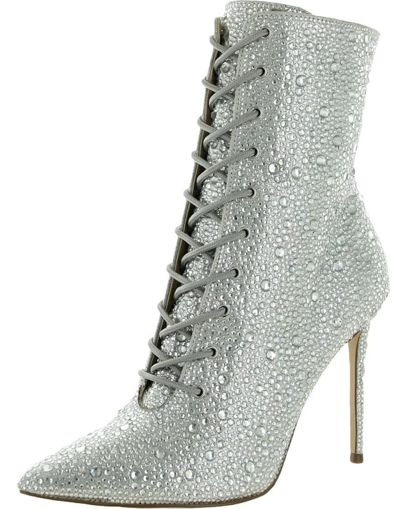 Womens Valency Rhinestone Pointed Toe Ankle Boots Rhinestones $15.88 Boots