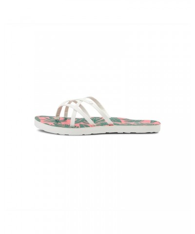 Women's New School Flip Flop Sandal Paradise Pink $26.20 Sandals