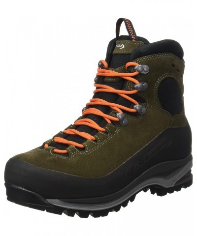 Men's High Rise Hiking Boots Olive Fluo Orange $101.26 Outdoor Shoes