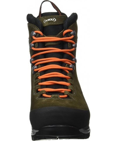 Men's High Rise Hiking Boots Olive Fluo Orange $101.26 Outdoor Shoes