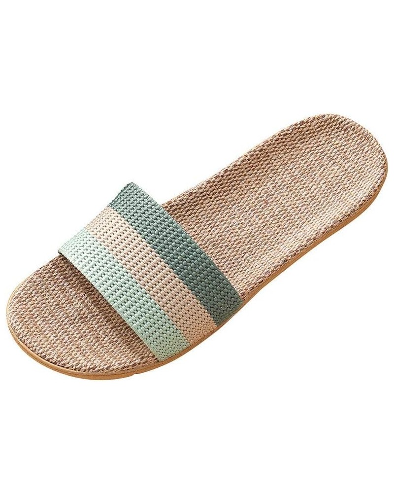 Womens Arch Support Yoga Foam Flip-Flop Open Toe Sandals Elastic Band Outdoor Beach Adjustable Sandals 87-hyems-green-h $16.2...