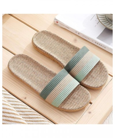 Womens Arch Support Yoga Foam Flip-Flop Open Toe Sandals Elastic Band Outdoor Beach Adjustable Sandals 87-hyems-green-h $16.2...