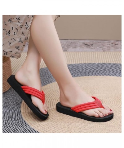 Platform High Heels for Women Open Toe Buckle Ankle Strap Espadrilles Block Heels Casual Sandals Non Slip Flats Shoes 10-ibzw...