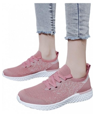 Hight Top Slip On Sneakers Winter Sneakers for Women Women Slip on Sneakers Wide Width Shoes Jogging Sneakers Pink $26.63 Ath...