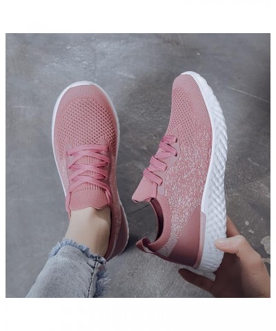 Hight Top Slip On Sneakers Winter Sneakers for Women Women Slip on Sneakers Wide Width Shoes Jogging Sneakers Pink $26.63 Ath...