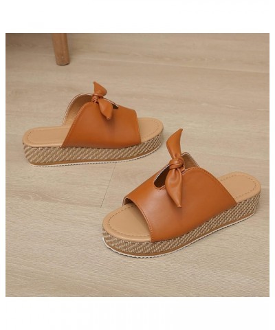 Comfortable Peep Beach Sandals Women Slip-On Toe Shoes Weave Breathable Bow Summer Flat Fashion Women's Sandals Clear Jelly S...