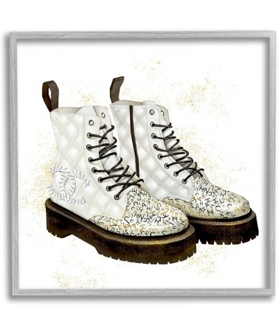 Fancy Boots Sparkling Fashion Shoes Deluxe Pattern, Design by Ziwei Li Gray Framed 24 x 24 $36.49 Boots