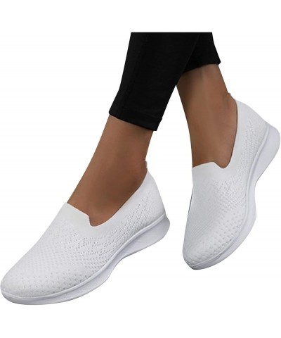 Mesh Bowknot Flat Bottom Wedges Women's Breathable Casual Fashion Shoes Women's casual shoes Ladies Sandals Size 9 White $11....