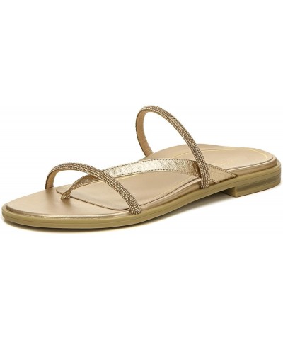 Women's Citrine Prism Flat Comfort Sandal- Supportive Slide Walking Sandals That Includes an Orthotic Insole and Cushioned Ou...