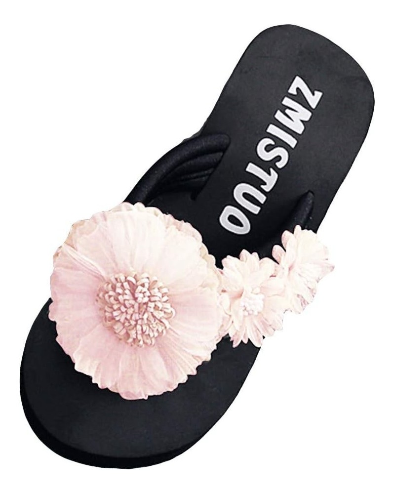 Flip Flop Women Sandals Cushion Slides Silver Sandals Fish Sandals Women Sandal Sandals Women Fashion Heels F 11-pink $12.38 ...