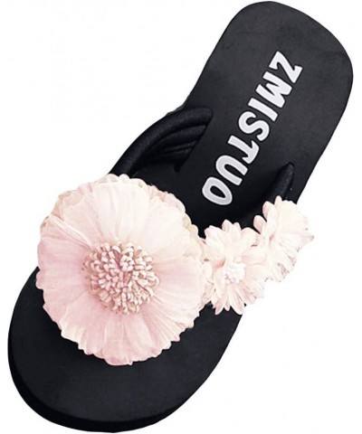 Flip Flop Women Sandals Cushion Slides Silver Sandals Fish Sandals Women Sandal Sandals Women Fashion Heels F 11-pink $12.38 ...