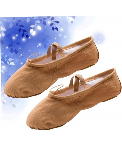 1 Pair Shoes Ballet Dancer Shoes Ballet Shoes Slippers Barre Ballet Shoes Ballet Dance Shoes Ballet Brown $6.55 Athletic Shoes