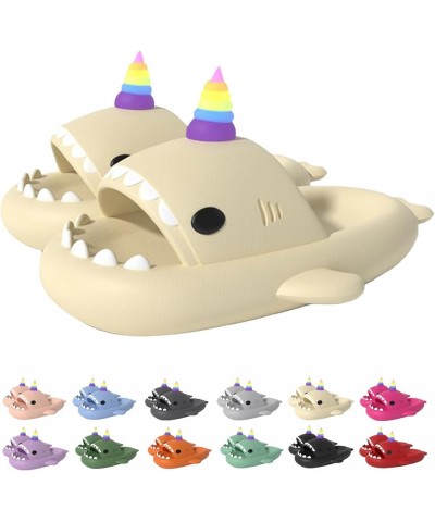 Luminous Shark Slippers Galaxy Shark Slides Spooky Shark Slides Glow in the Dark Angler Fish Slides Shark Cloud Slides Glow i...