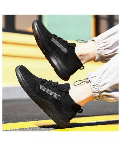 Womens Sneakers Size 7.5 Christmas, Womens Slip On Walking Shoes Non Slip Running Shoes Lightweight Gym Sneaker E-black $17.8...