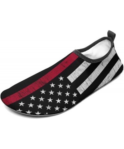 US Firefighter Support Flag Durable Water Shoes Womens Mens Jogging Slip-On Socks Outdoor Beach Swim River Style $16.79 Athle...