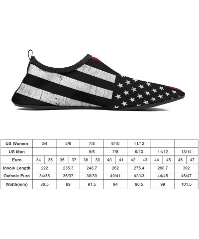 US Firefighter Support Flag Durable Water Shoes Womens Mens Jogging Slip-On Socks Outdoor Beach Swim River Style $16.79 Athle...