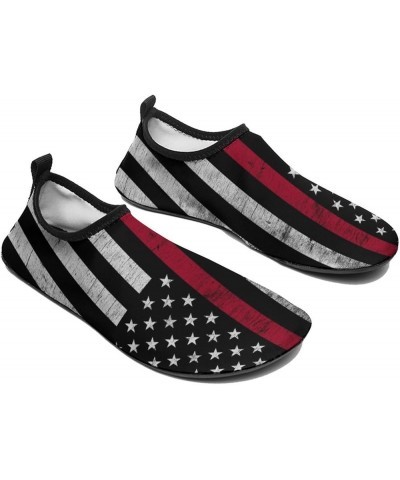 US Firefighter Support Flag Durable Water Shoes Womens Mens Jogging Slip-On Socks Outdoor Beach Swim River Style $16.79 Athle...