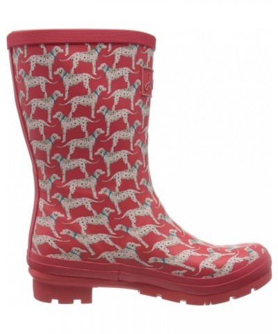 Women's Molly Welly Rain Boot Red Dog $28.04 Outdoor Shoes