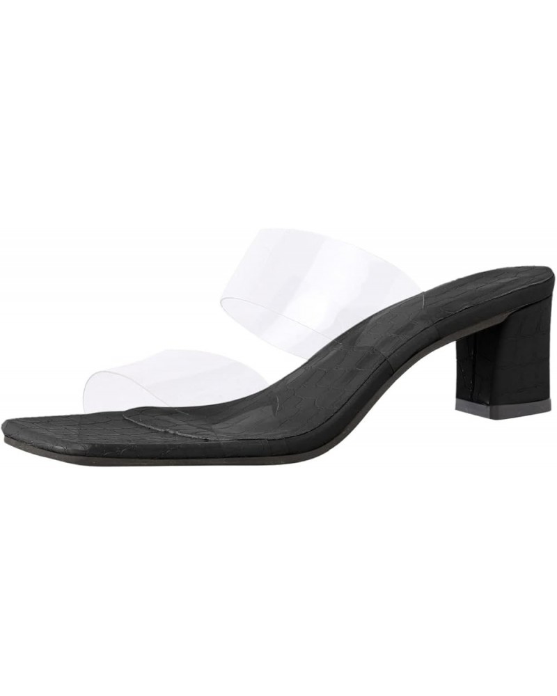 Sandals Women'S Flats Women Flip Flops Size 11 Slides Platform Splitting Wedge Short Heeled Sandals Comfortable Sandal Black ...