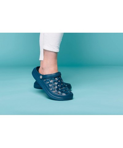 Womens Varsity Clog Navy $18.92 Mules & Clogs