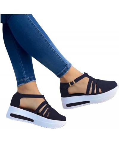 Orthopedic Sandals for Women Platform Cusual Women's Ladies Solid Shoes Wedge Sandals Fashion Strap Buckle Sandals for Women ...