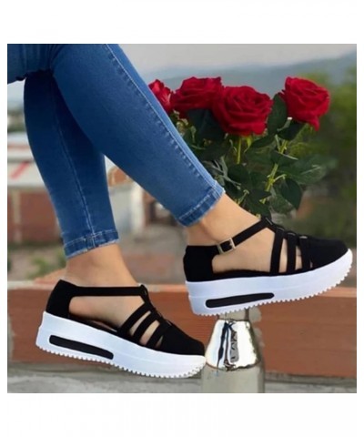 Orthopedic Sandals for Women Platform Cusual Women's Ladies Solid Shoes Wedge Sandals Fashion Strap Buckle Sandals for Women ...