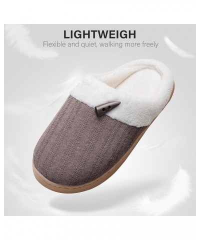 Women's Slippers Scuff Comfy Lightweight House Shoes Slip on Memory Foam Bedroom Slippers Indoor Outdoor Home Shoes with Soft...