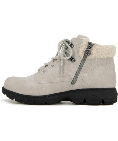 Women's Liza Water Resistant Ankle Boot Stone White $32.26 Boots