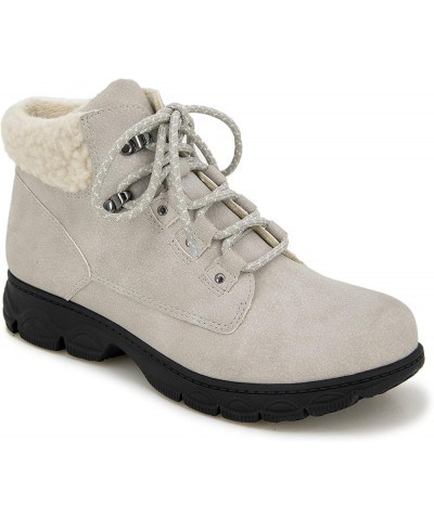 Women's Liza Water Resistant Ankle Boot Stone White $32.26 Boots