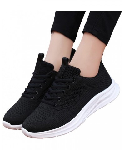 Workout Sneakers for Women 2022, Slip On Breathe Mesh Walking Shoes Women Sneakers Wedge Platform Loafers Z 15-black $14.12 A...