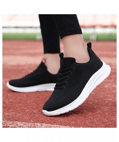 Workout Sneakers for Women 2022, Slip On Breathe Mesh Walking Shoes Women Sneakers Wedge Platform Loafers Z 15-black $14.12 A...