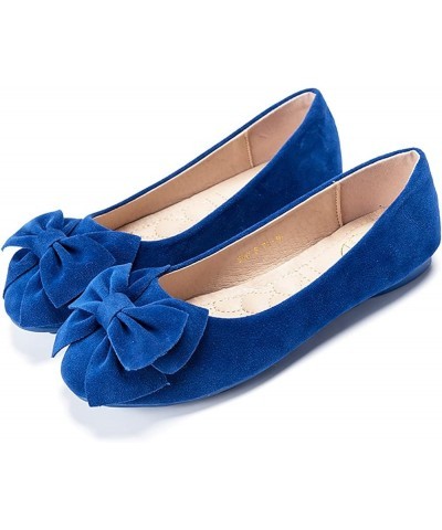 Ballet Flats Shoes for Women Dressy Women's Flats Shoes Dress Shoes Round Toe Ballet Flats Comfortable Black Flats Blue $16.9...