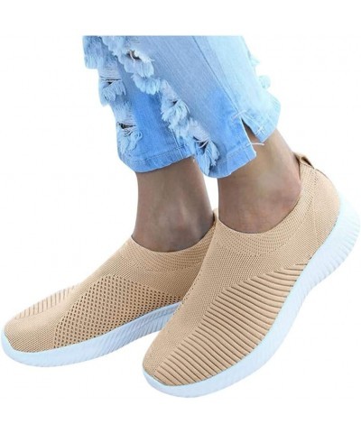 Sneakers for Women Walking Shoes, Women's Sneakers Athletic Sport Running Tennis Walking Shoes Non-Slip Gym Sneakers Khaki $1...