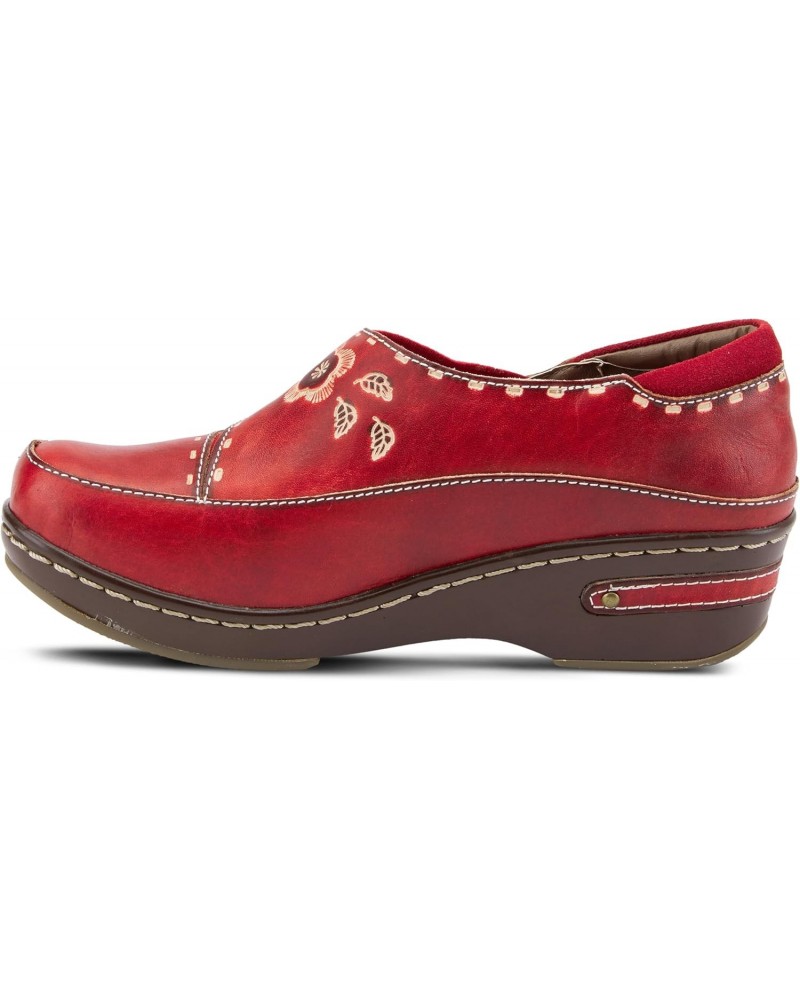 Women's Burbank Slip-On Shoe Red EU 40 / US 9 $72.48 Loafers & Slip-Ons