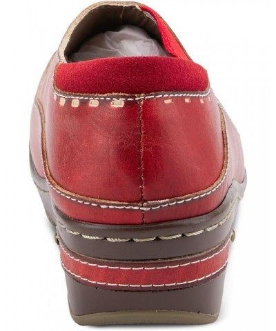 Women's Burbank Slip-On Shoe Red EU 40 / US 9 $72.48 Loafers & Slip-Ons