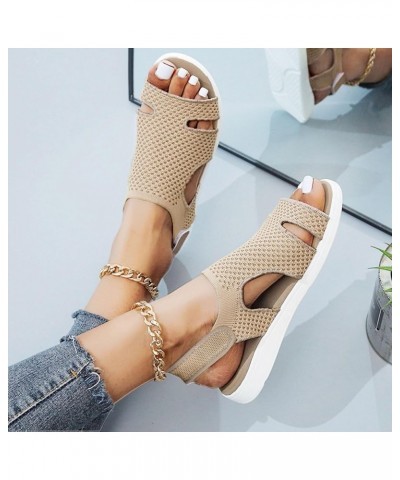 Sport Flex Sandals For Women Size 12 Flats For Women Wide Width Sandals For Women Sandals For Women Sport Sandals Wome Beige ...