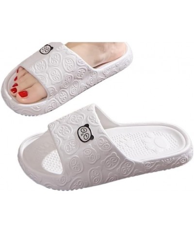 Home Slippers Summer Sandals Soft Comfortable Men Women Slippers White $14.10 Sandals