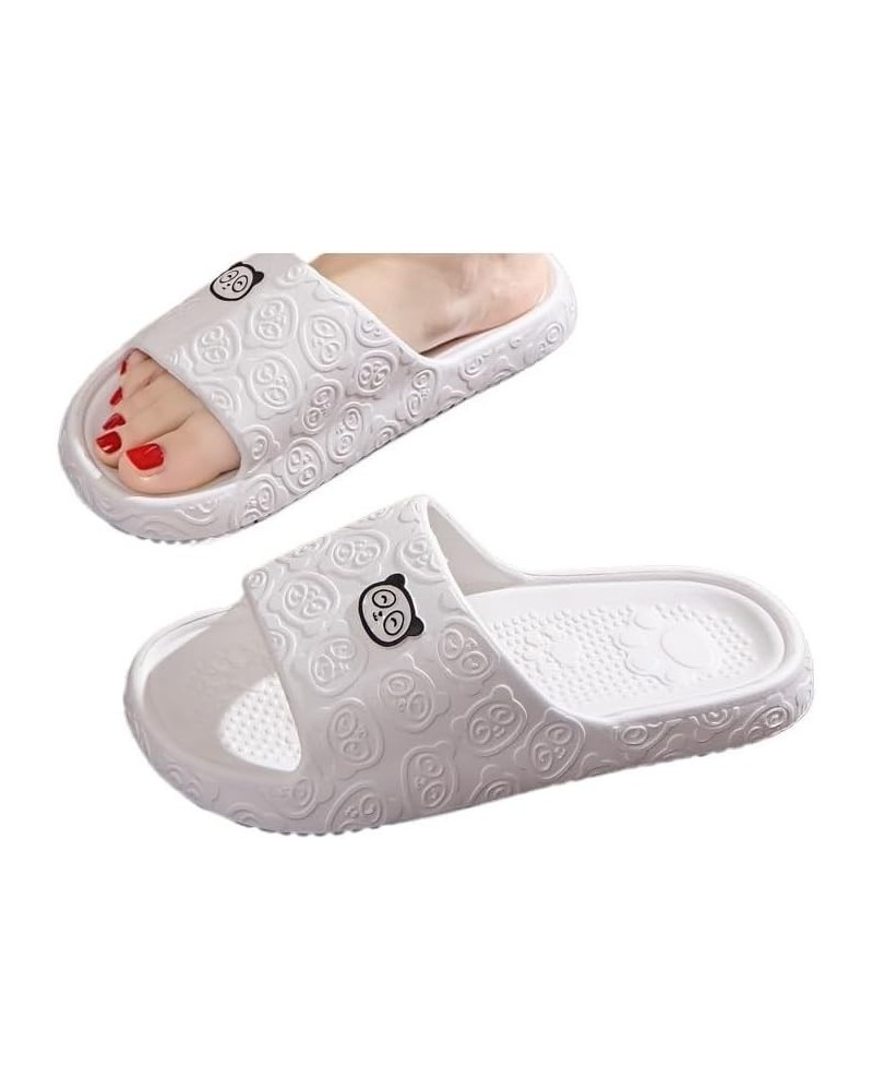 Home Slippers Summer Sandals Soft Comfortable Men Women Slippers White $14.10 Sandals