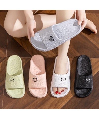 Home Slippers Summer Sandals Soft Comfortable Men Women Slippers White $14.10 Sandals