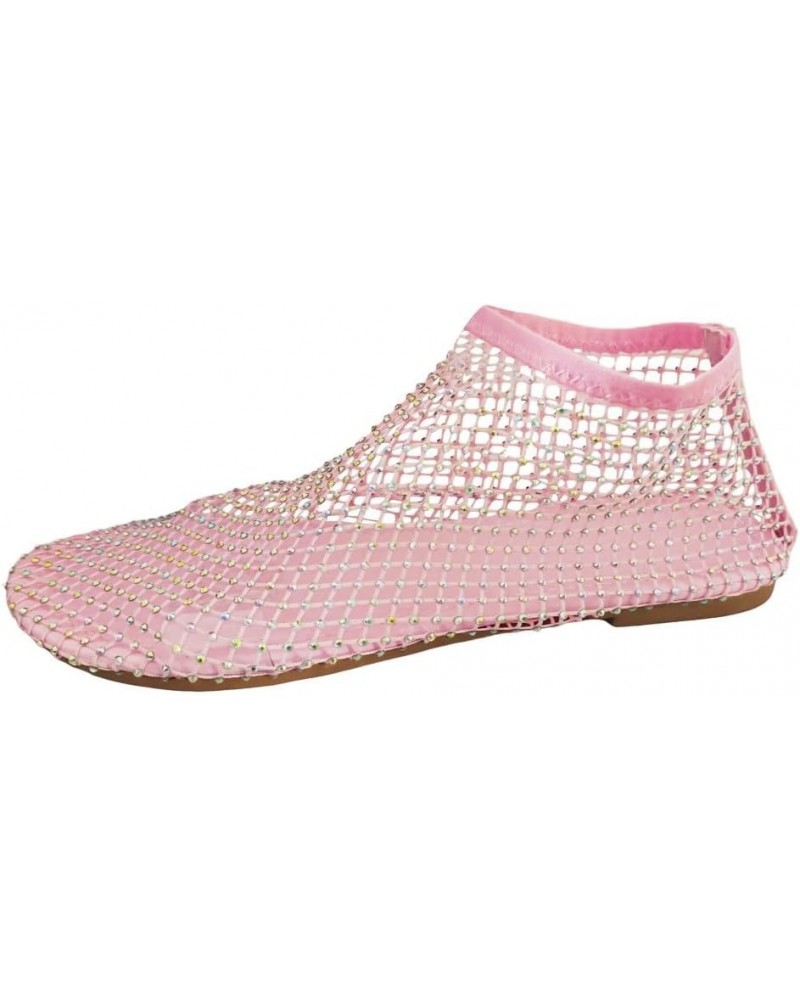 Flats for Women Block Heels Shoes Comfort Orthopedic Sandals Buckle Slip On Casual Summer Bohemian Slide 167-ixpyn-pink-f $14...