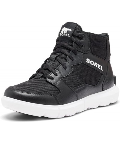 Women's Explorer II Sneaker Mid Waterproof Shoe Black/White $54.98 Fashion Sneakers