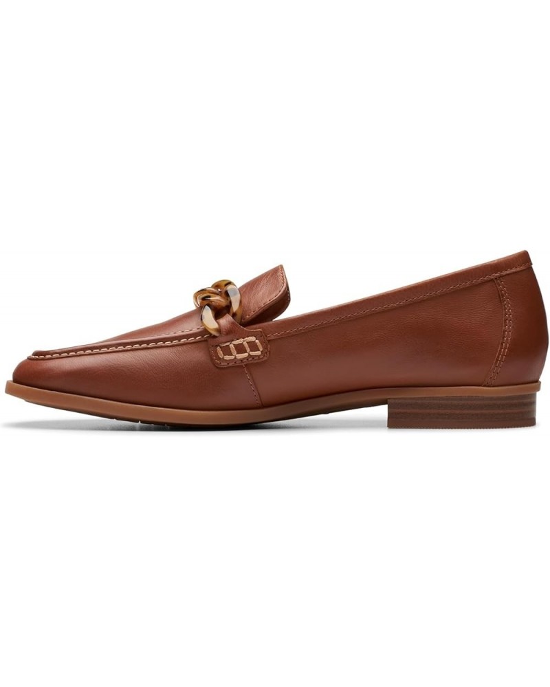 Womens Sarafyna Iris Tan Leather $23.00 Loafers & Slip-Ons