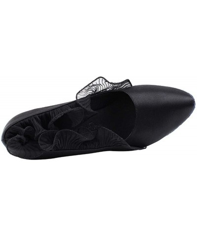 Women Ballroom Dance Shoes Tango Wedding Party Salsa Shoe Sera5517EB Comfortable Dance Shoes [Bundle of 5] Black Satin $44.19...