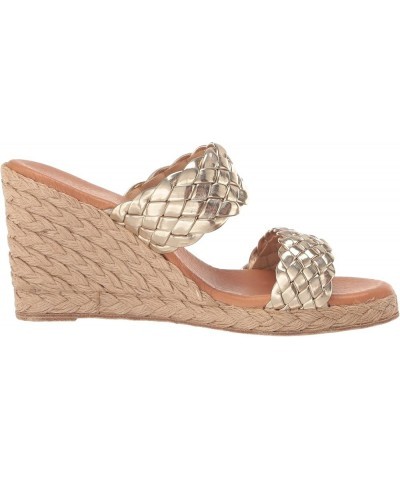 Women's Aria Wedge Sandal Platino $58.51 Sandals