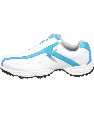 Women's Chev Comfort Golf Shoe US Women's 10 M White/Cyan Blue $45.82 Athletic Shoes