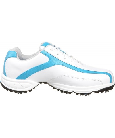 Women's Chev Comfort Golf Shoe US Women's 10 M White/Cyan Blue $45.82 Athletic Shoes