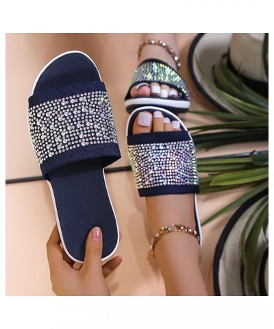 Flip Flop Women Sandals Lemon Slippers Sandals For Women ry Slides Comfy Sandals For Women Beach Sandals For Women B-dark Blu...