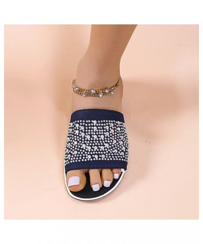 Flip Flop Women Sandals Lemon Slippers Sandals For Women ry Slides Comfy Sandals For Women Beach Sandals For Women B-dark Blu...