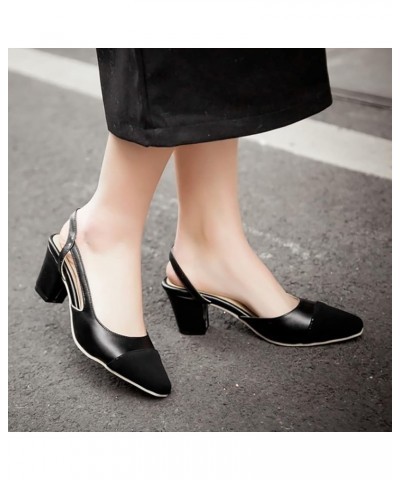 Flats Shoes Women Dressy Comfortable Women Pointed Toe Single Shoes Suede Flock Casual Buckle Strap Loafers Shoes Z6-black $2...