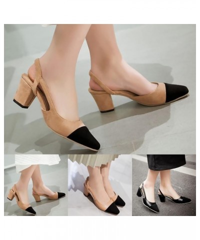 Flats Shoes Women Dressy Comfortable Women Pointed Toe Single Shoes Suede Flock Casual Buckle Strap Loafers Shoes Z6-black $2...